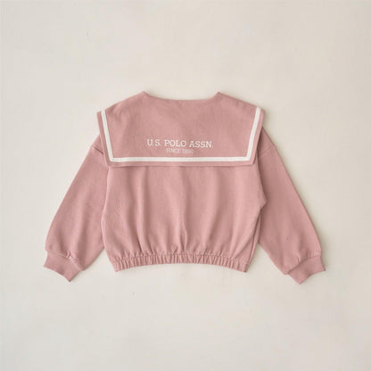 【U.S.POLO ASSN.】單點刺繡翻領衛衣