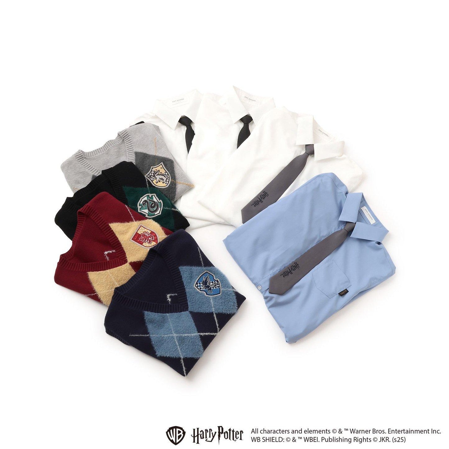 【130cm可選】【Harry Potter】菱格針織背心套裝