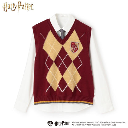 【130cm可選】【Harry Potter】菱格針織背心套裝