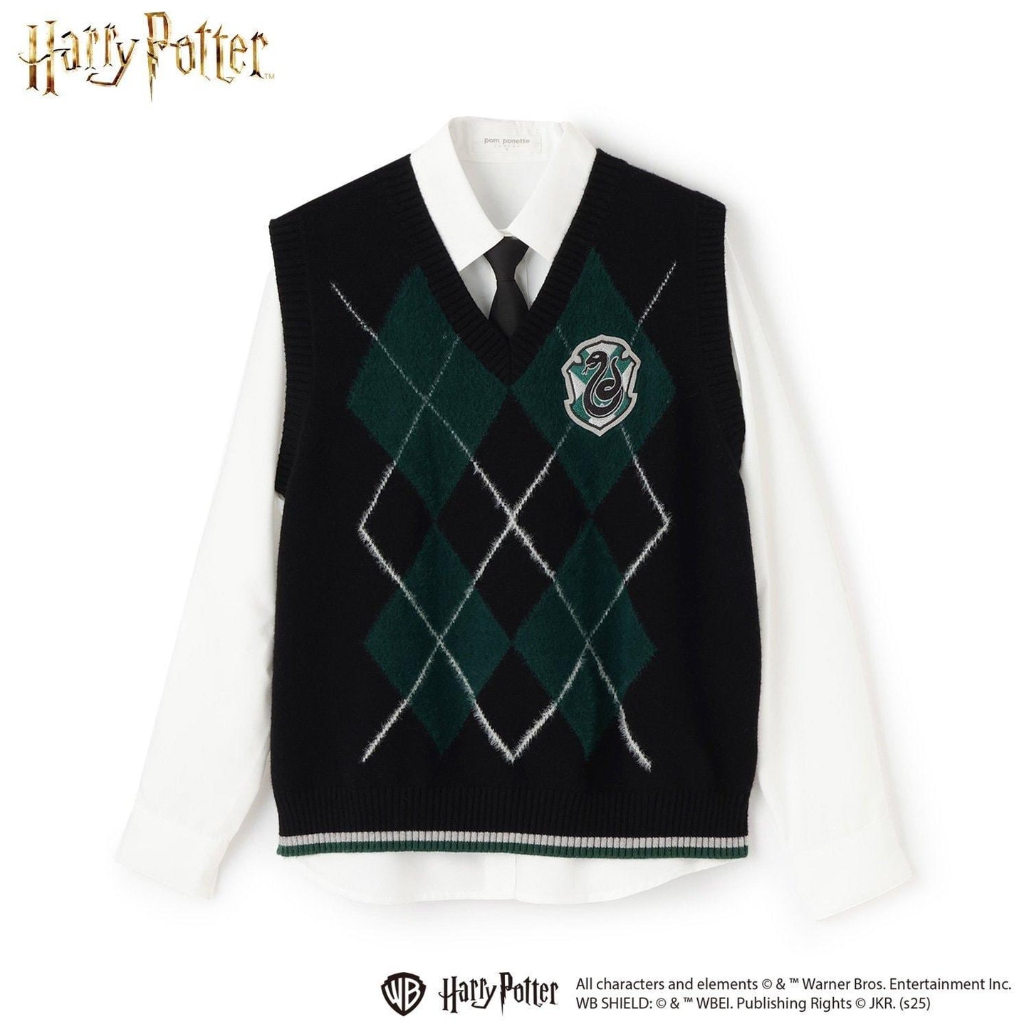 【130cm可選】【Harry Potter】菱格針織背心套裝