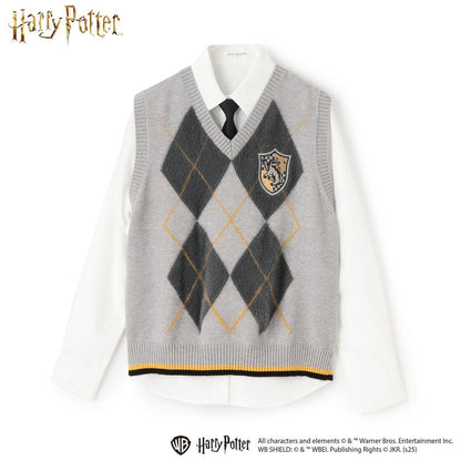 【130cm可選】【Harry Potter】菱格針織背心套裝