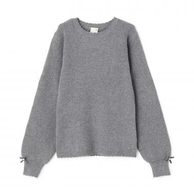 【リンク/フワもちっと】羅紋針織衫（青少年尺碼）