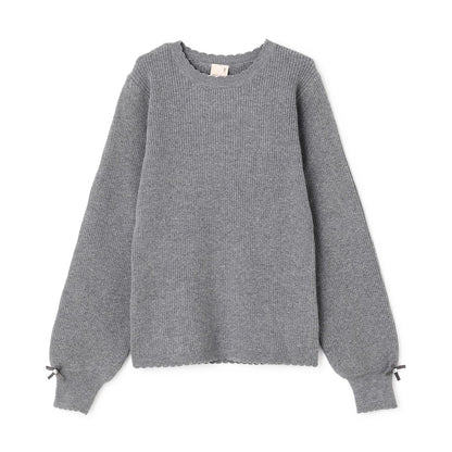 【リンク/フワもちっと】羅紋針織衫（青少年尺碼）