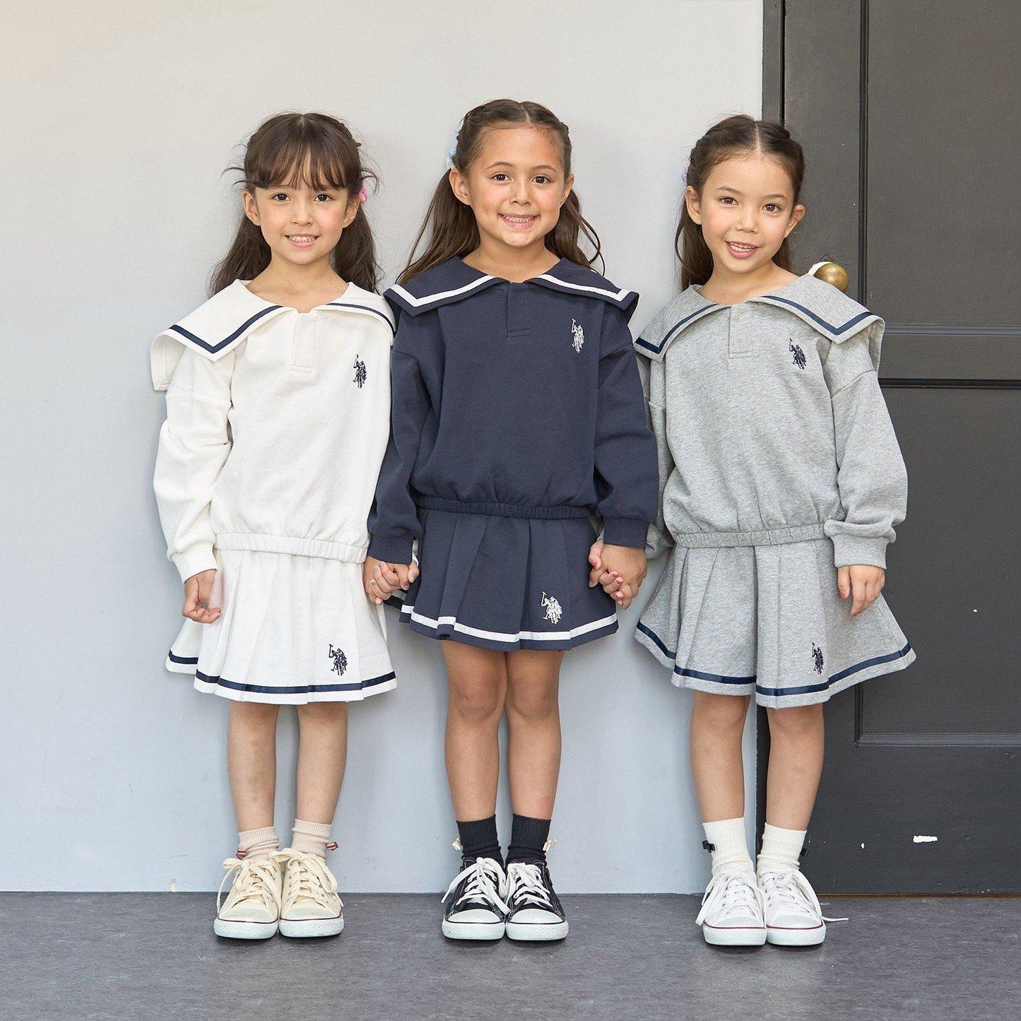 【U.S.POLO ASSN.】衛衣百褶裙（帶安全褲）