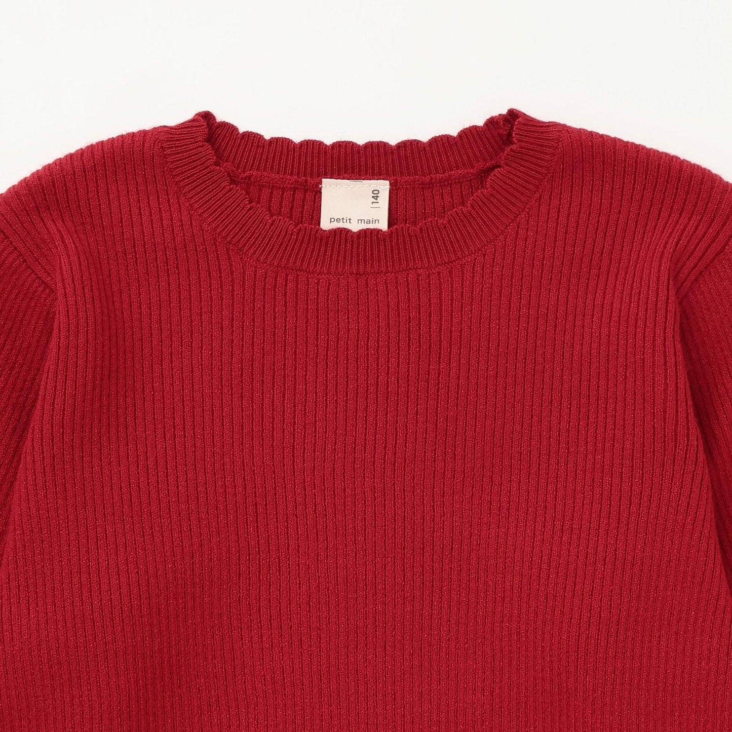 【リンク/フワもちっと】羅紋針織衫（青少年尺碼）