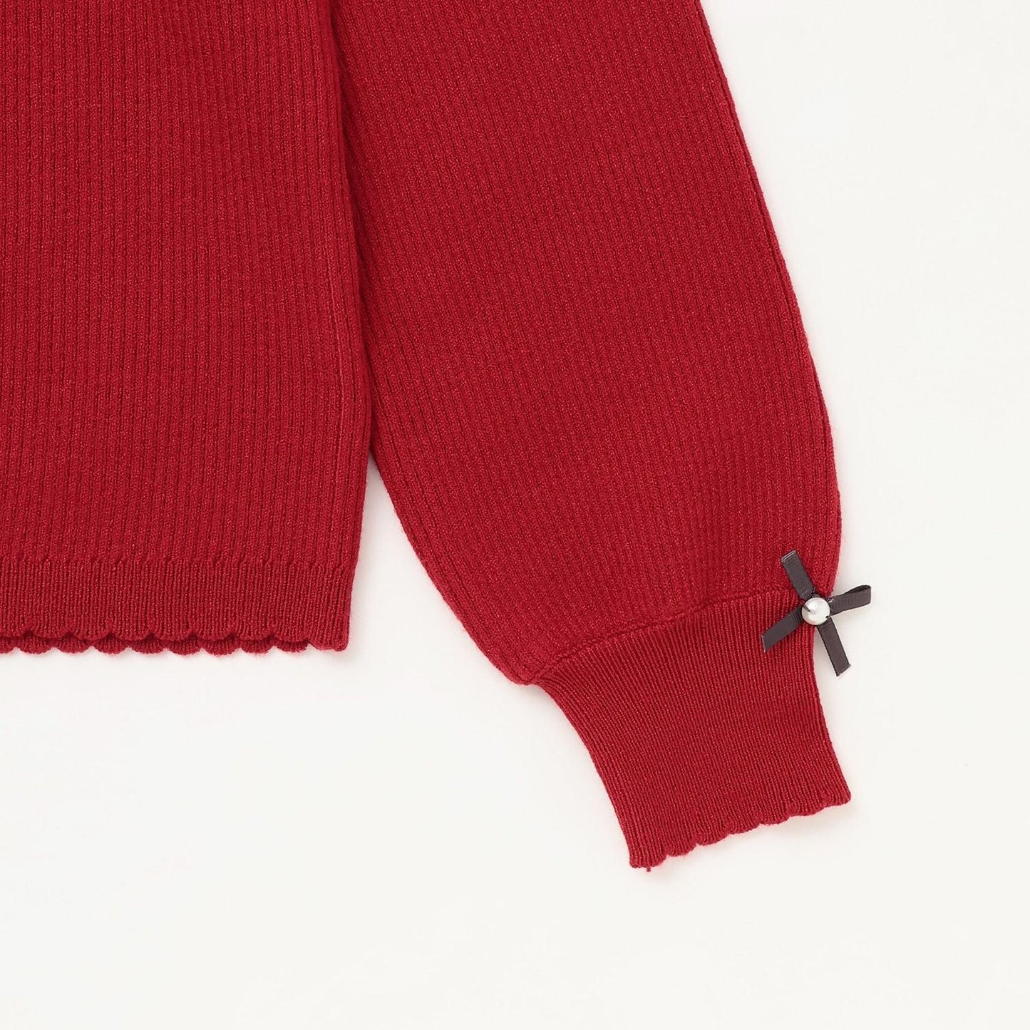 【リンク/フワもちっと】羅紋針織衫（青少年尺碼）