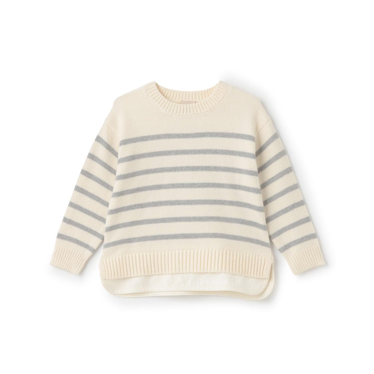 【可水洗】條紋針織衫