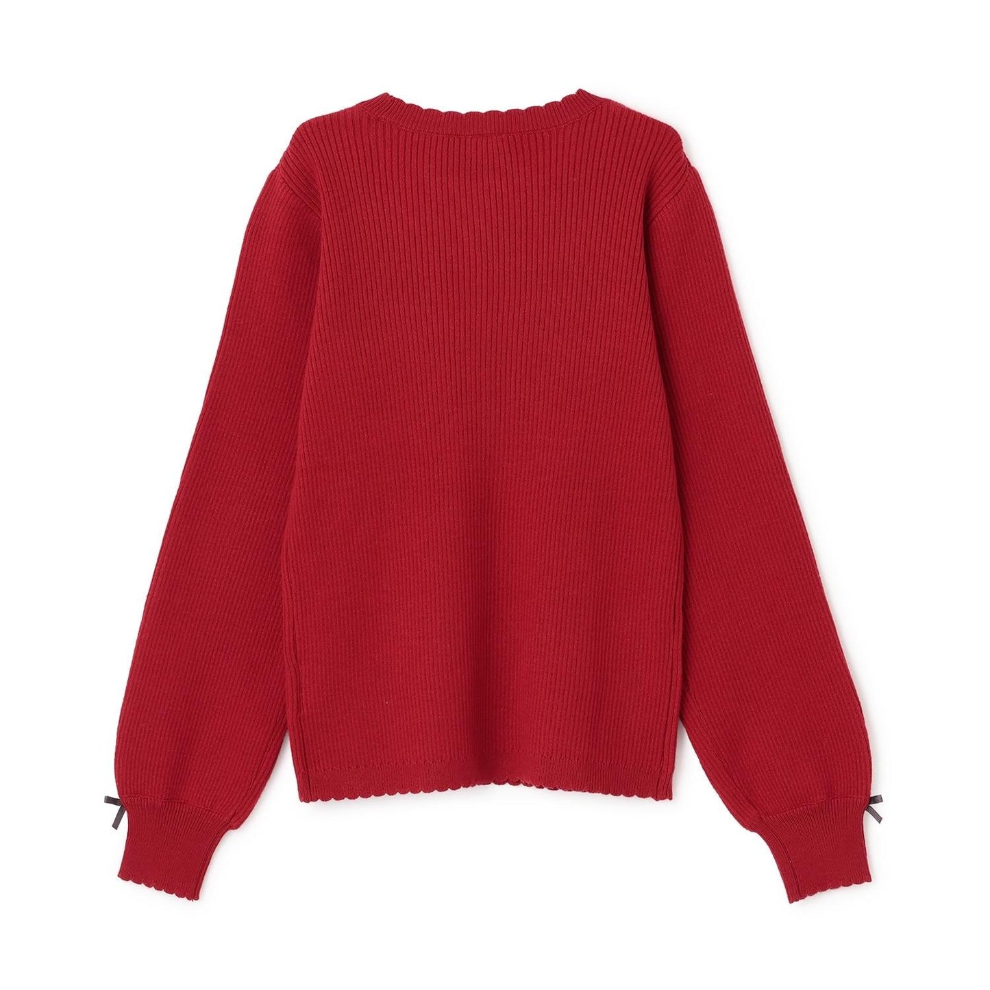 【リンク/フワもちっと】羅紋針織衫（青少年尺碼）