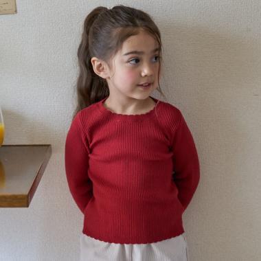 【リンク/フワもちっと】羅紋針織衫（兒童尺碼）