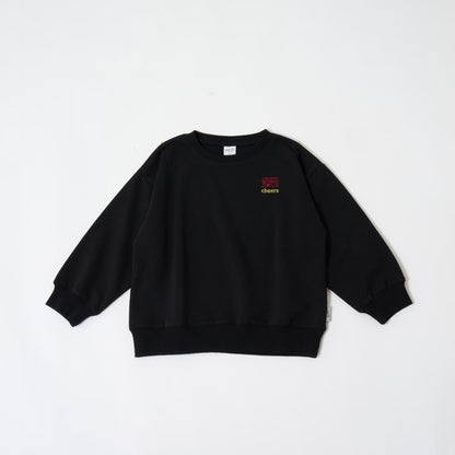 【親子款】【365D.】城市圖標刺繡寬鬆衛衣