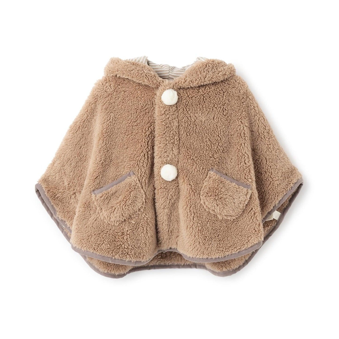 【抗菌防臭】2WAY動物絨毛披肩