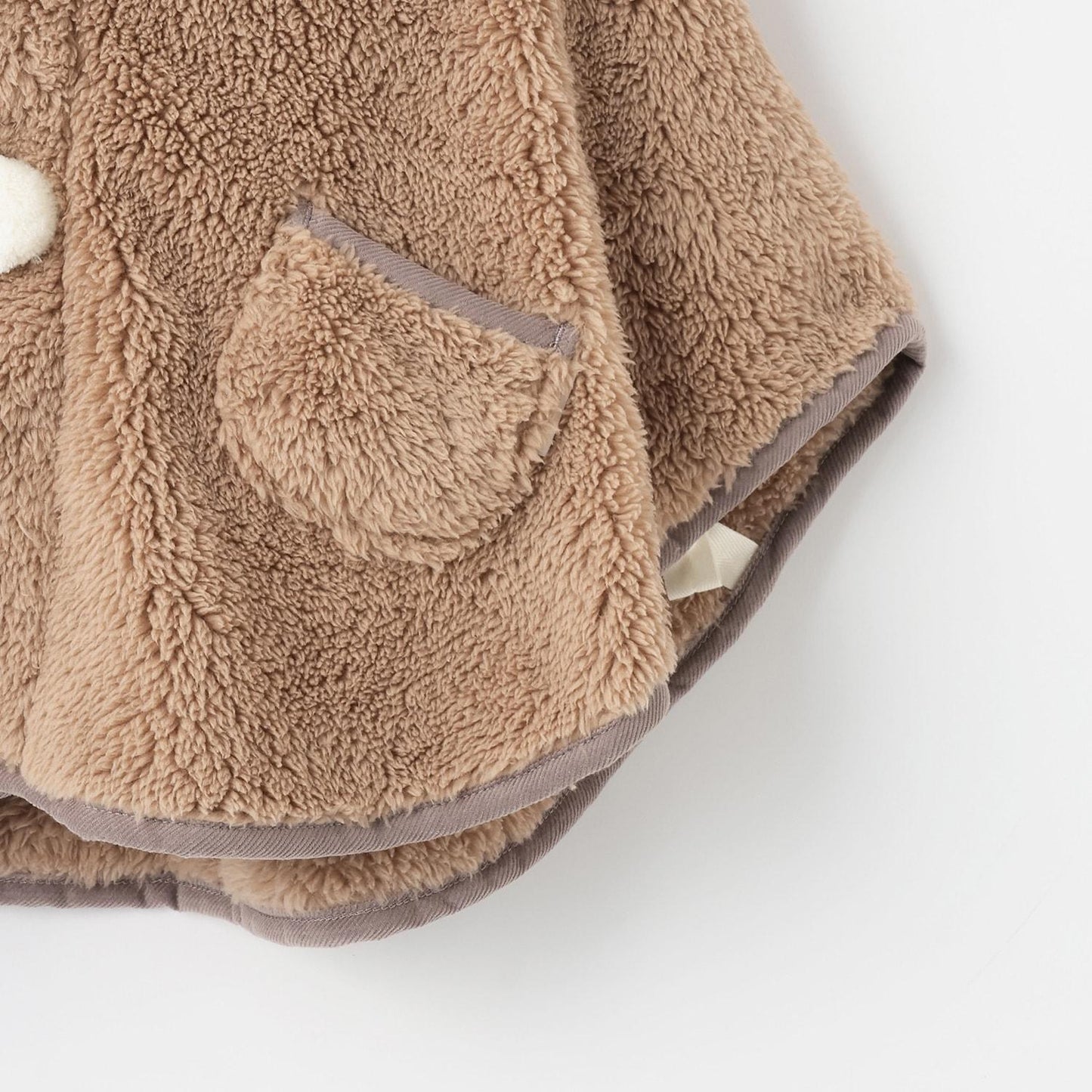 【抗菌防臭】2WAY動物絨毛披肩