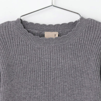 【リンク/フワもちっと】羅紋針織衫（兒童尺碼）