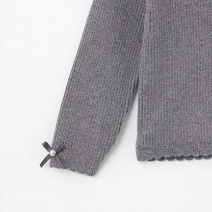 【リンク/フワもちっと】羅紋針織衫（兒童尺碼）