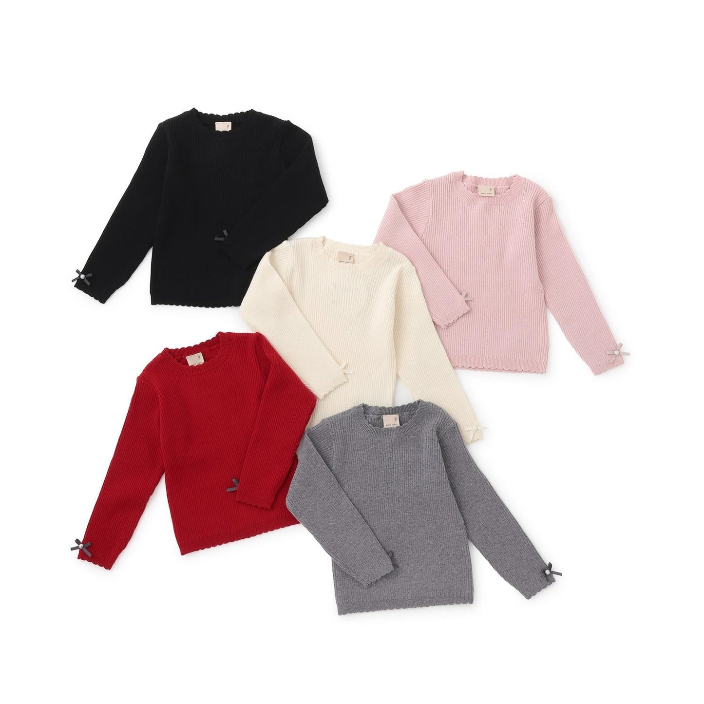 【リンク/フワもちっと】羅紋針織衫（兒童尺碼）