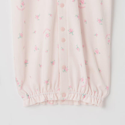 【BOX付】蝴蝶結玫瑰花紋2用連體衣&襪子套裝