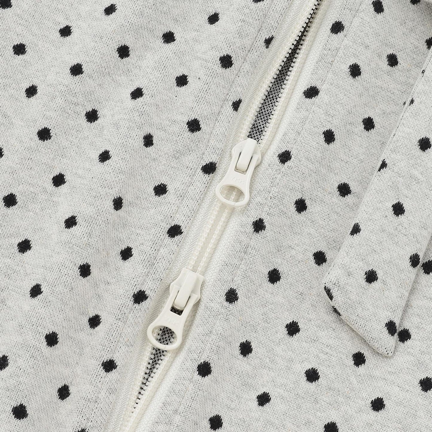 波點提花夾克（附蝴蝶結胸針）