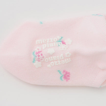 【BOX付】蝴蝶結玫瑰花紋2用連體衣&襪子套裝