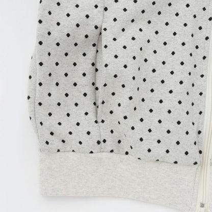 波點提花夾克（附蝴蝶結胸針）