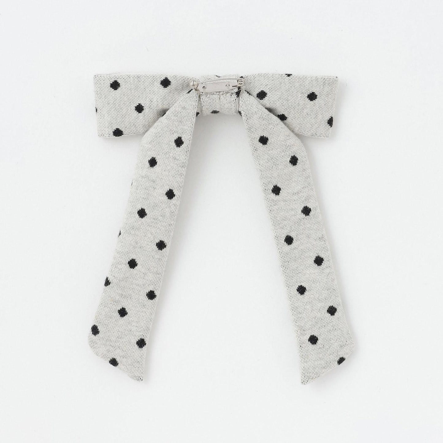 波點提花夾克（附蝴蝶結胸針）