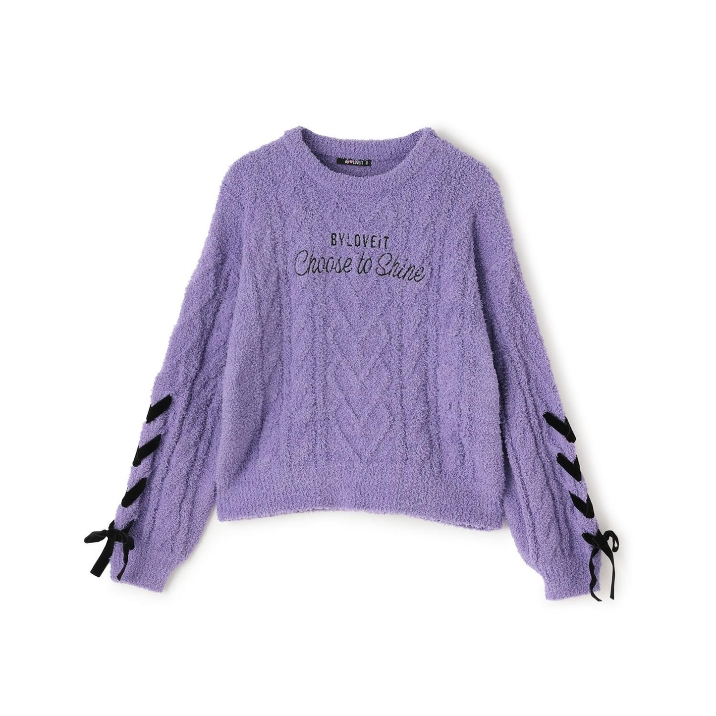 蝴蝶結毛線針織衫