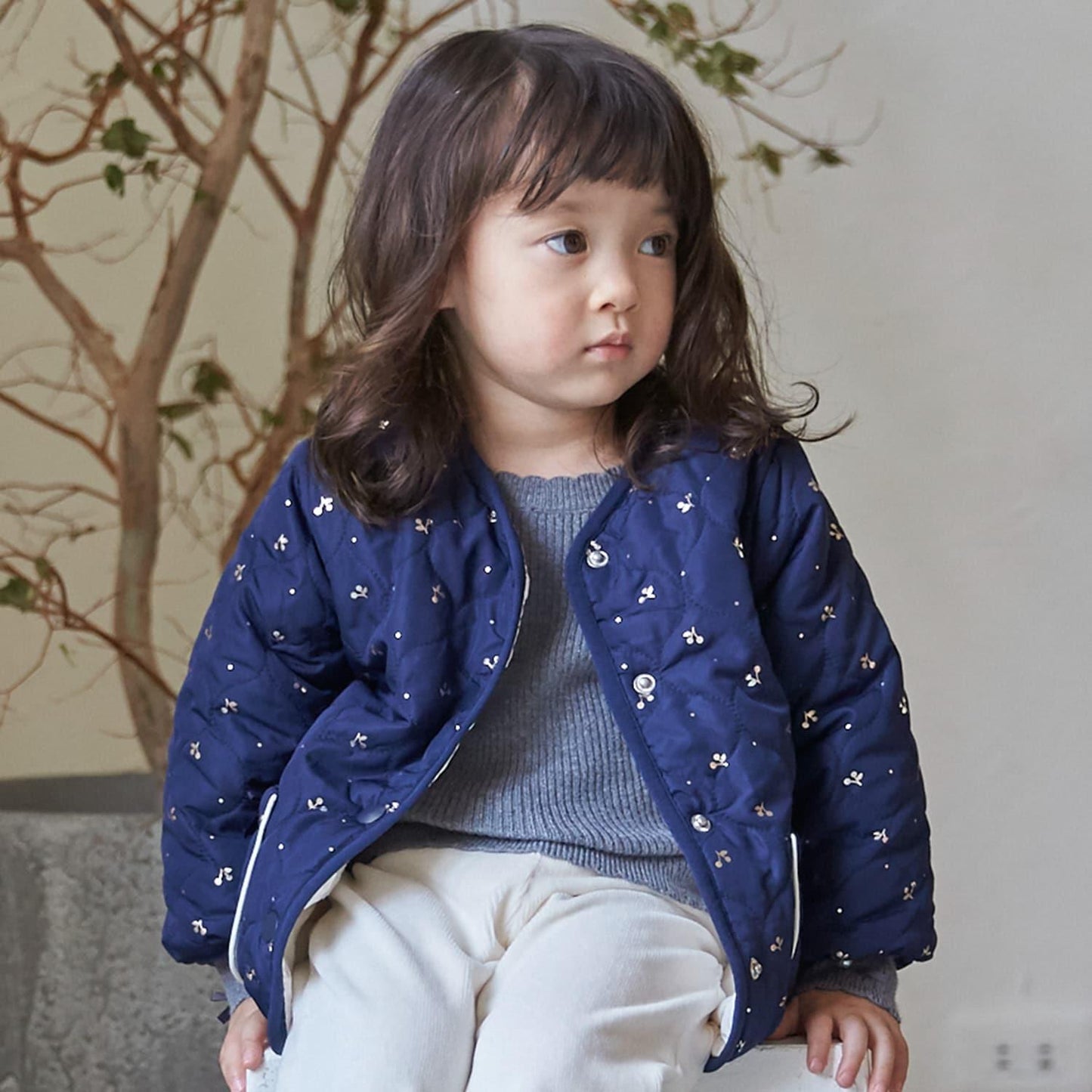 箔印花雙面夾克