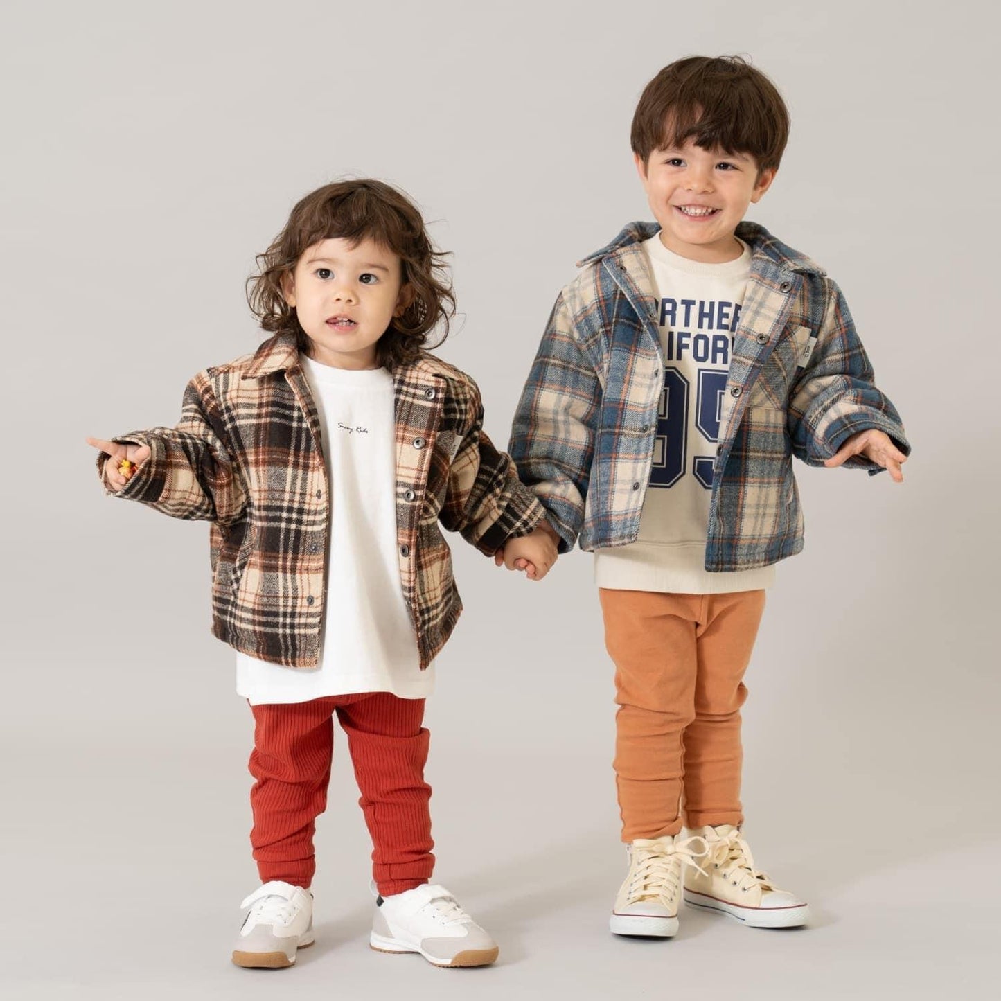 親子款格子夾克/外套/親子裝