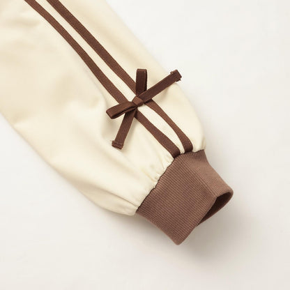 【milky coast】袖條紋運動夾克