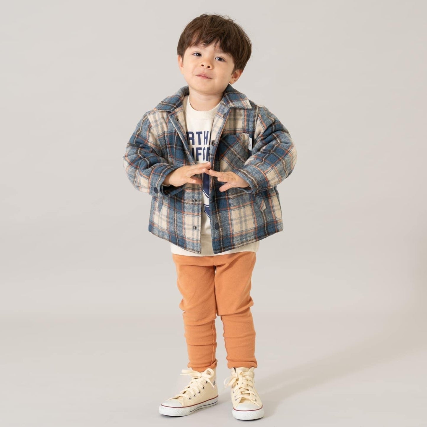 親子款格子夾克/外套/親子裝