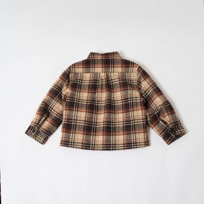 親子款格子夾克/外套/親子裝