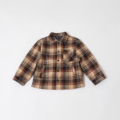 親子款格子夾克/外套/親子裝