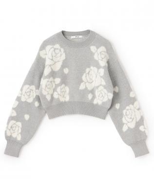 玫瑰絨毛針織衫【韓國時尚】