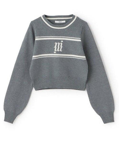 簡約提花針織衫【韓國時尚】