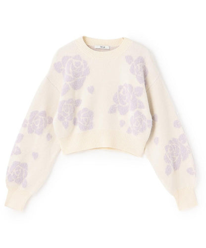 玫瑰絨毛針織衫【韓國時尚】