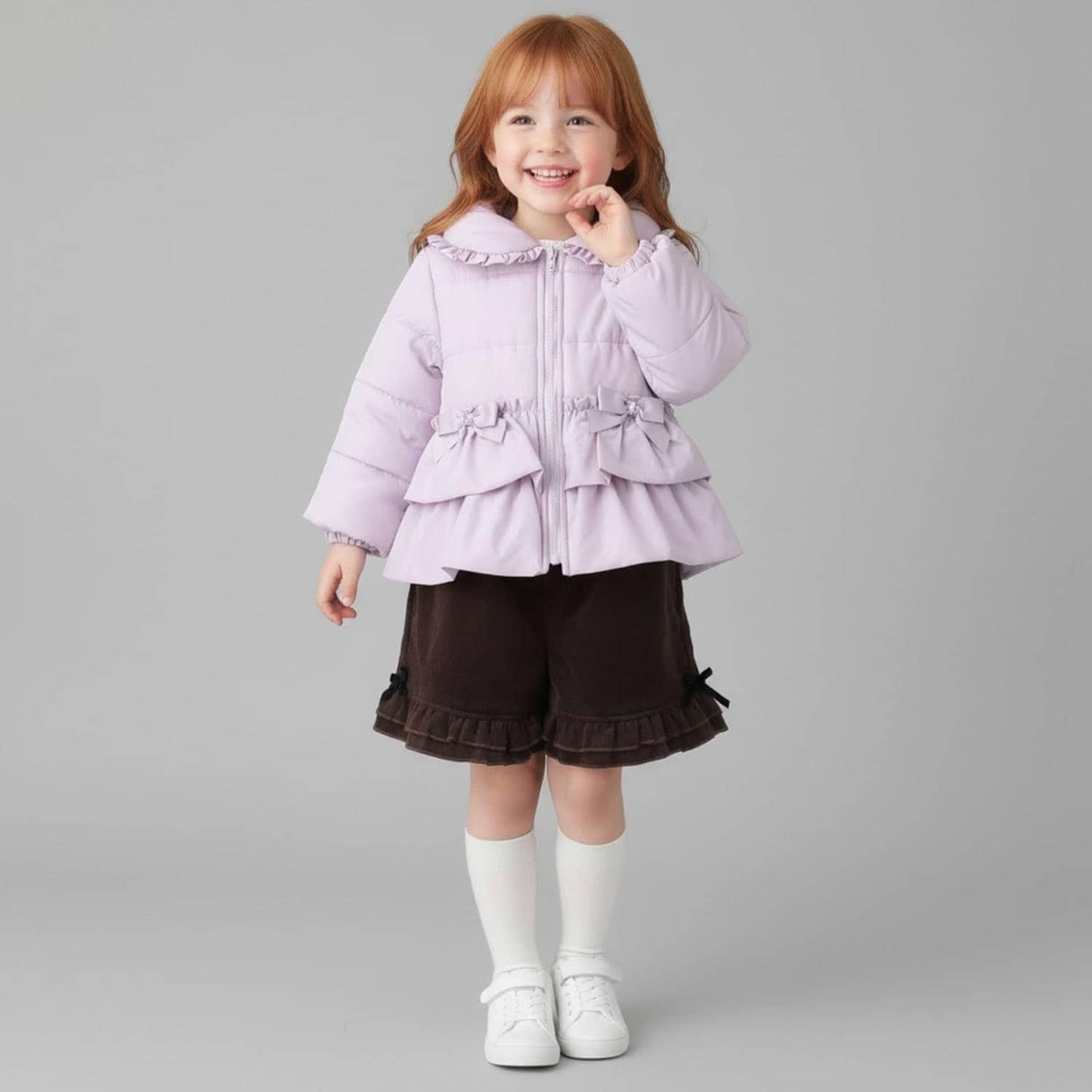 荷葉邊中棉夾克