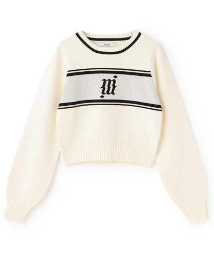 簡約提花針織衫【韓國時尚】