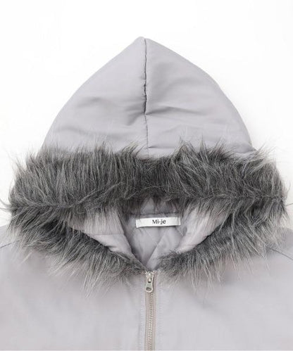 連帽毛絨外套【韓國時尚】