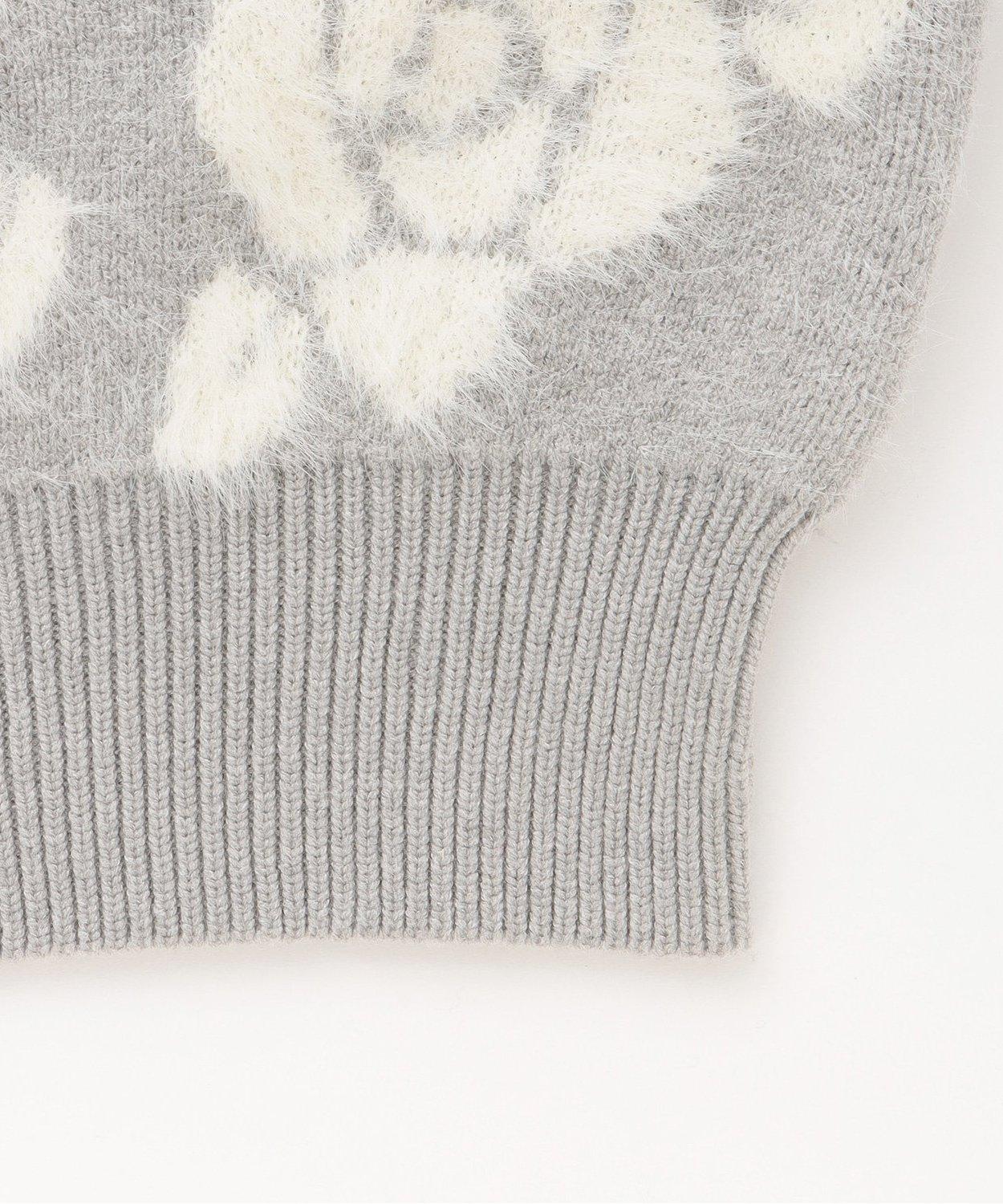 玫瑰絨毛針織衫【韓國時尚】