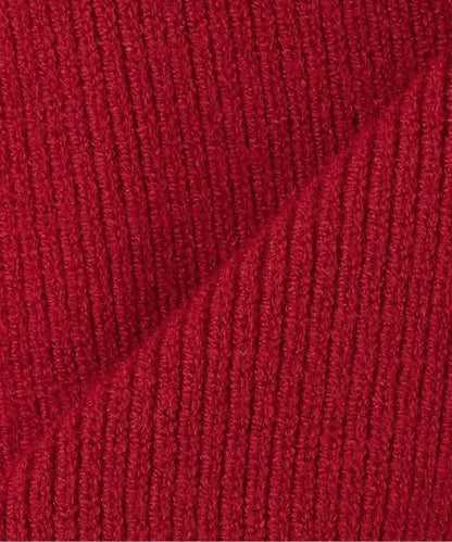 蝴蝶結一字肩針織套頭衫【韓國時尚】