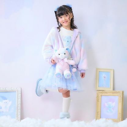 可雙面穿仿皮草短夾克