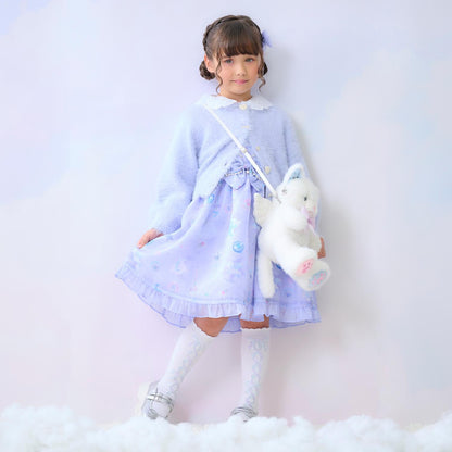 亮片長毛針織開衫