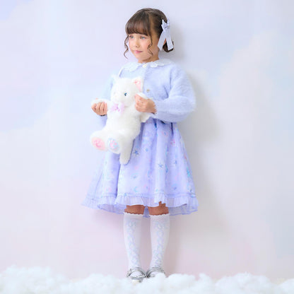 亮片長毛針織開衫