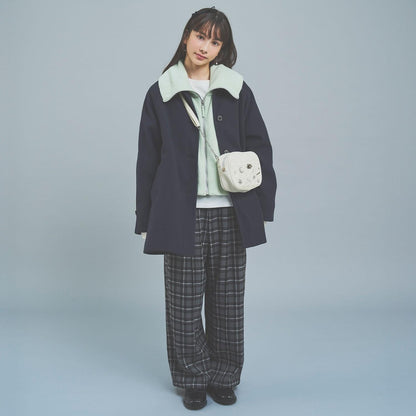 【130cm可選】拉鍊針織馬甲×長袖T恤套裝