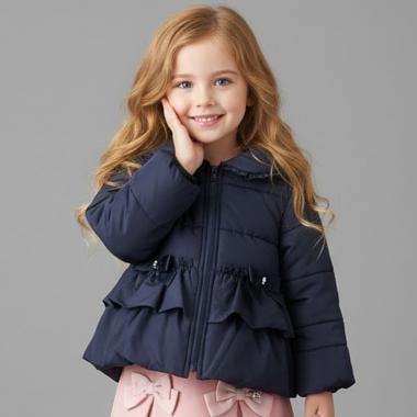 荷葉邊中棉夾克