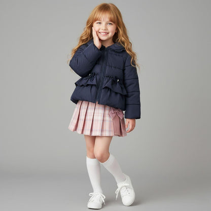 荷葉邊中棉夾克