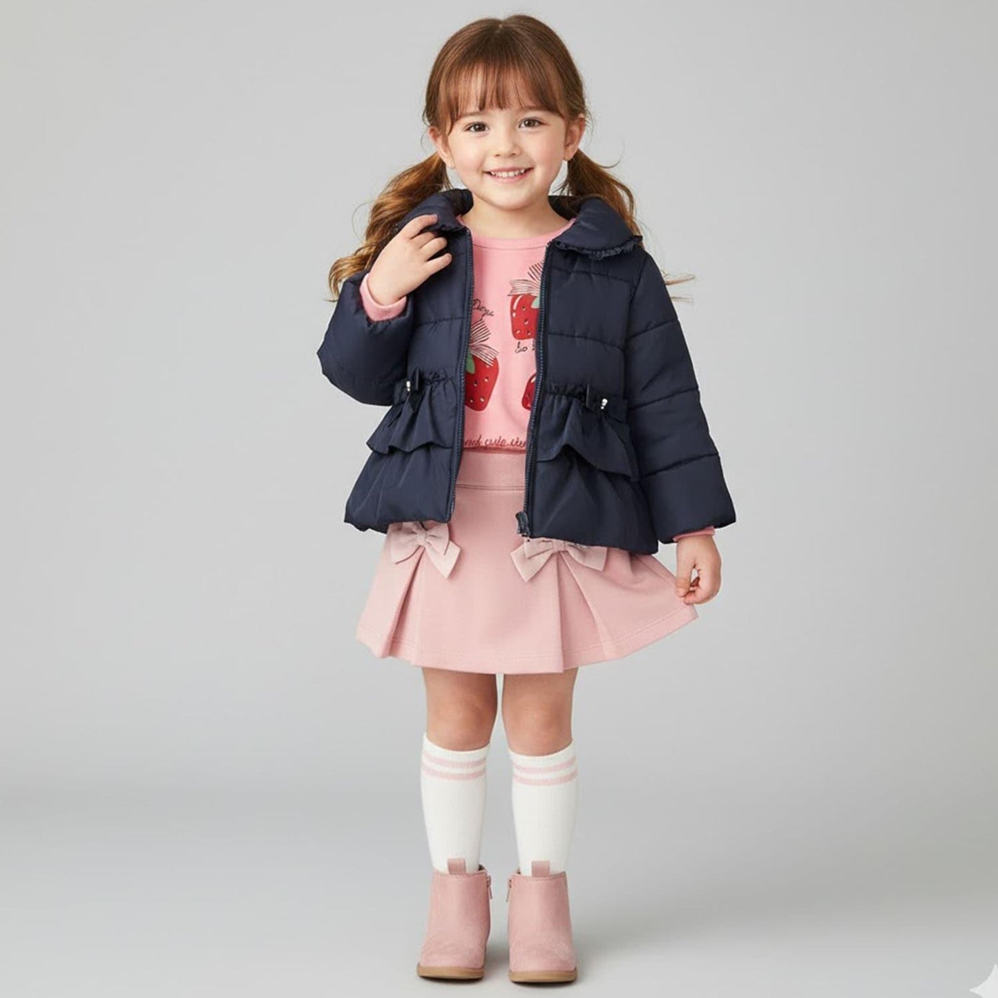 荷葉邊中棉夾克