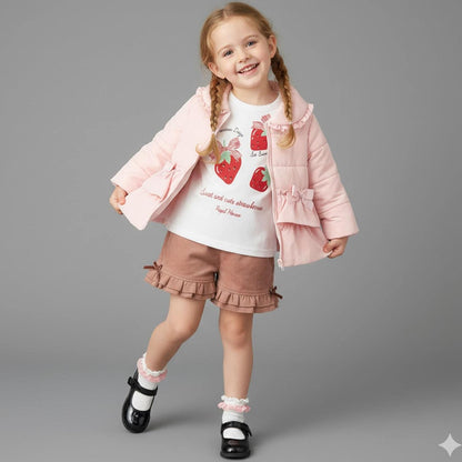 荷葉邊中棉夾克