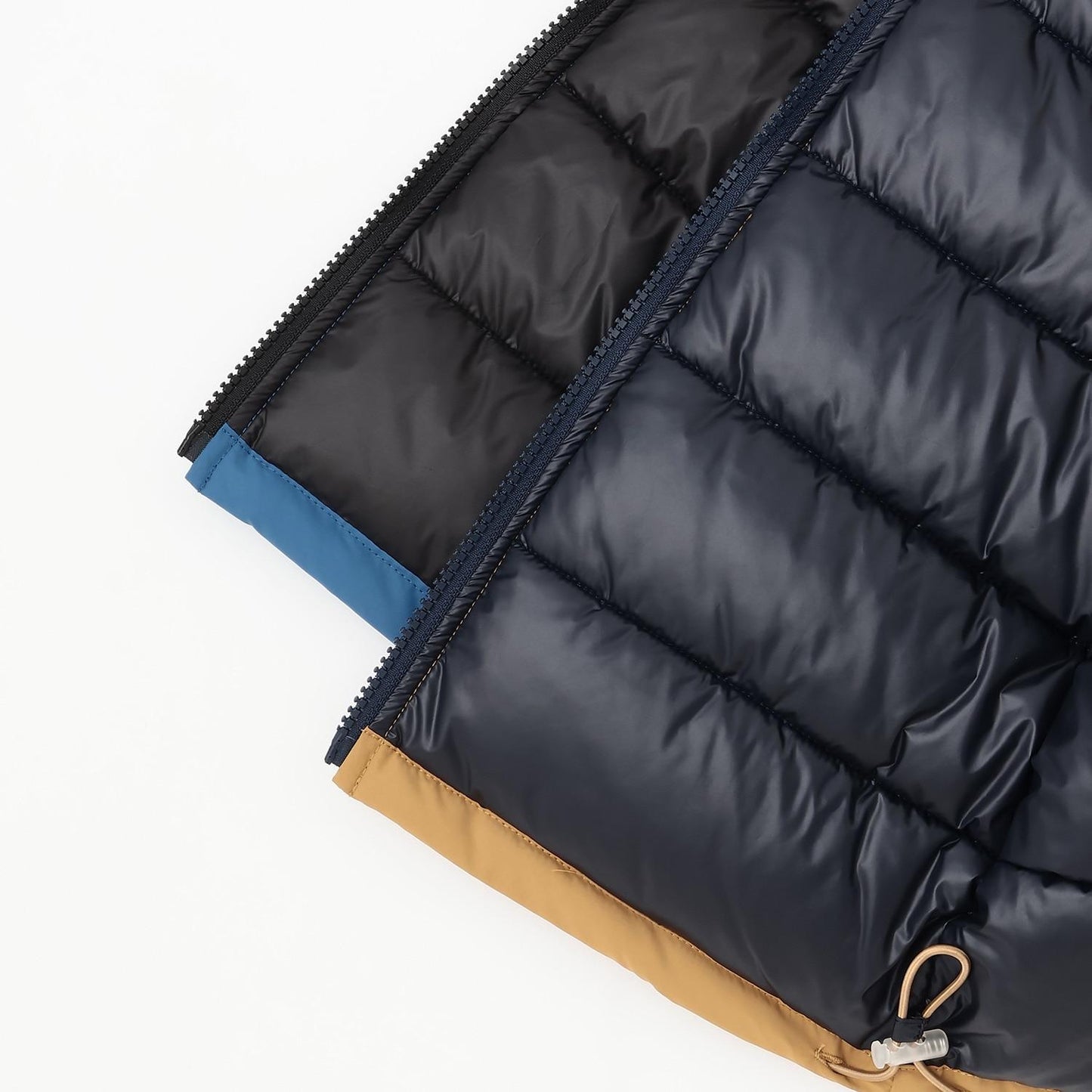 レアテック中綿夾克（袖口條紋羅紋）