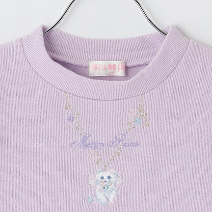 魔法刺繡拼接連衣裙