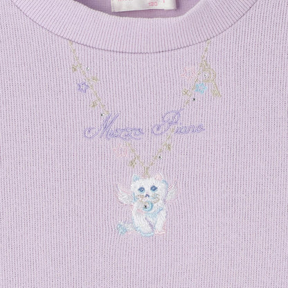 魔法刺繡拼接連衣裙